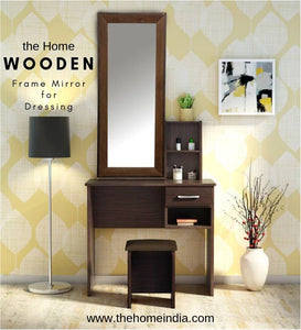 The Home Wooden Rectangular Mirror 170x71x3cm