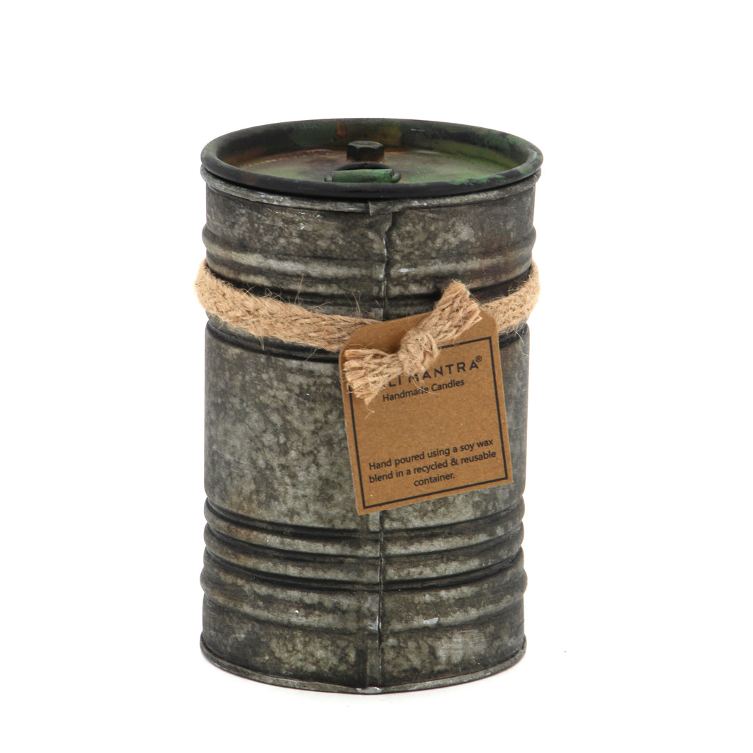 The Home Barrel Pot Tin Candle-TBP-2