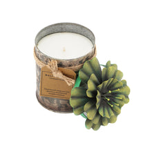Load image into Gallery viewer, The Home Tin With Hibiscus Flower Candle-THS-2

