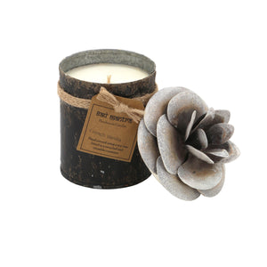 The Home Tin With White Camellia Candle-TCC-4