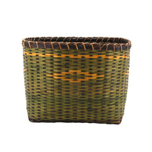 Load image into Gallery viewer, The Home Basket RRL3B Green Yellow Strips Small
