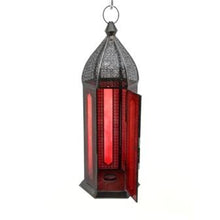 Load image into Gallery viewer, The Home Hanging Lantern Antique Copper G188 Red
