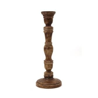 The Home Wooden Candle Stand Big