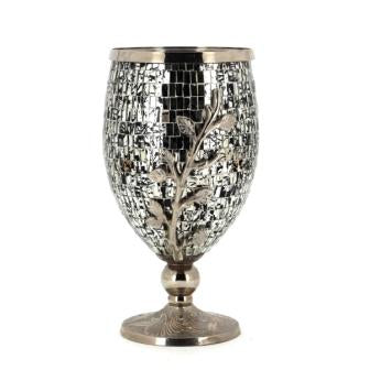The Home Vase Black Sliver 13134-Oko-LB