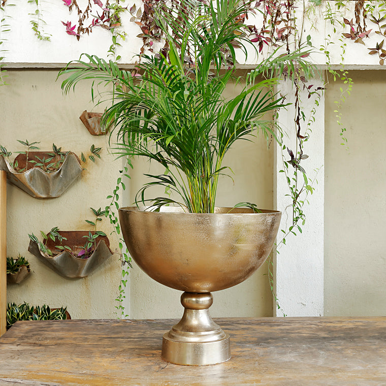The home Bowl Planter Gold Small GD1673-B