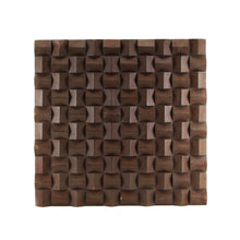 Load image into Gallery viewer, The Home Wall Square Panel 3D Hut Chocolate
