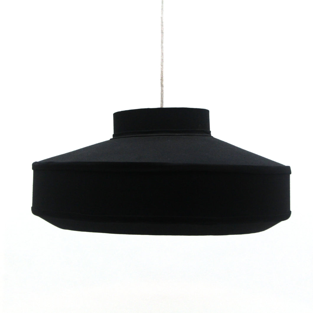 The Home Hanging Lamp Cotton Black - Large