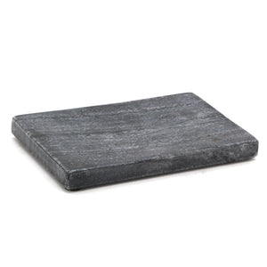 The Home B.Black Square Marble Soap Tray