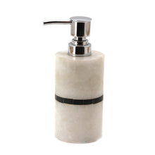Load image into Gallery viewer, The Home Marble Lotion Dispenser Black Border
