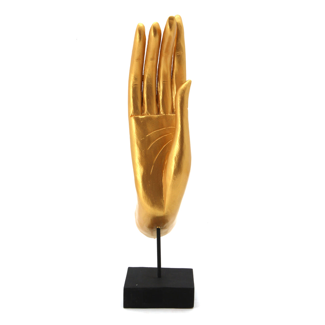 The Home Wooden Hand Gold