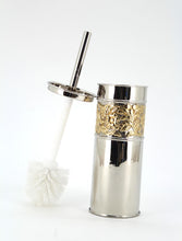 Load image into Gallery viewer, The Home Brass Embossed Toilet Brush Holder
