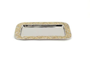 SULTANATE - 701 Embossed Silver Gold Finish’