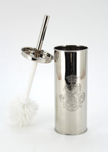 Load image into Gallery viewer, The Home Brass Etched Logo Toilet Brush Holder
