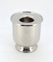 Load image into Gallery viewer, The Home Brass Etched Logo Waste Basket W/LID
