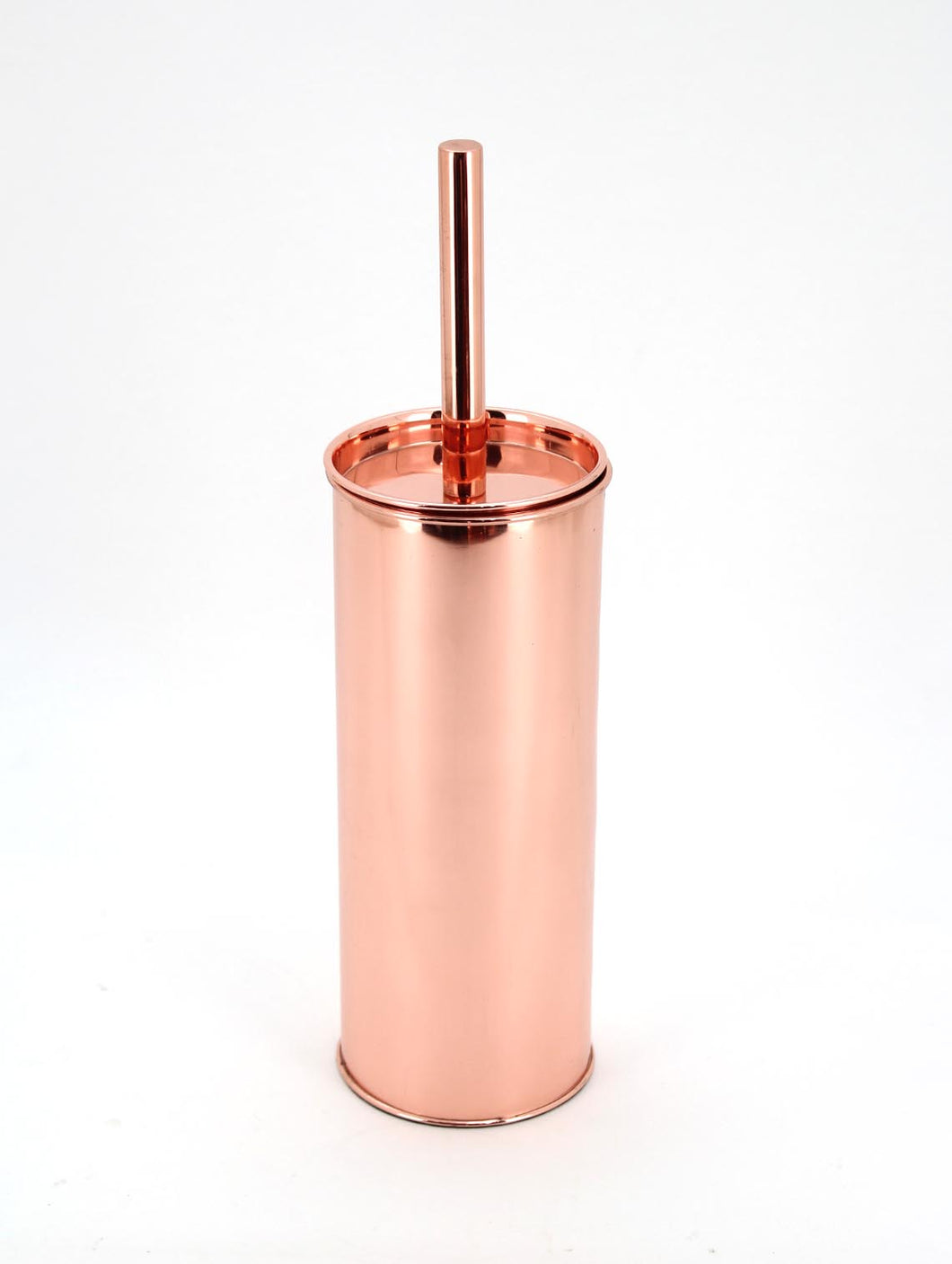 The Home Stainless Steel Toilet Brush Holder Copper Color
