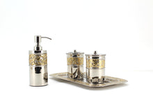 Load image into Gallery viewer, The Home Brass Embossed Bath Set of 4 PCS
