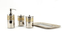 Load image into Gallery viewer, The Home Brass Embossed Bath Set of 4 PCS
