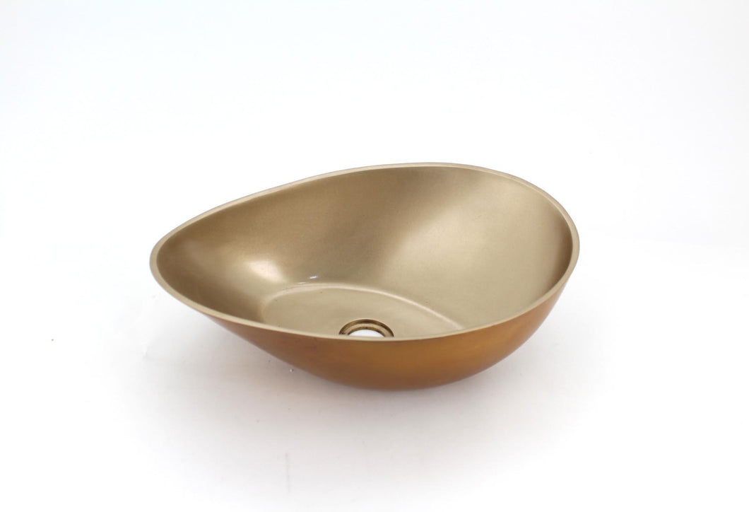 The Home Bronze Gold Eyes Wash Basin 16