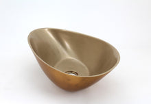 Load image into Gallery viewer, The Home Bronze Gold Eyes Wash Basin 16&quot;X11&quot;
