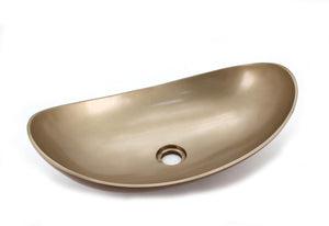 The Home Bronze Gold Wash Basin 17"X10"