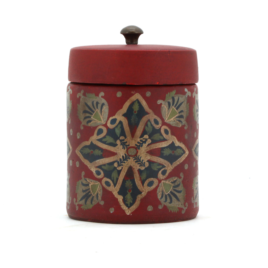 The Home Painted Canister 141499 Red