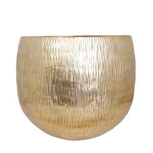 The Home Small Round Planter Gold GD876-D