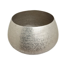 Load image into Gallery viewer, The Home Big Round Planter Hammered Silver NL1418-A
