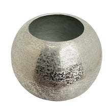 Load image into Gallery viewer, The Home Flower Pot Planter Textured Silver Small BN1500-C

