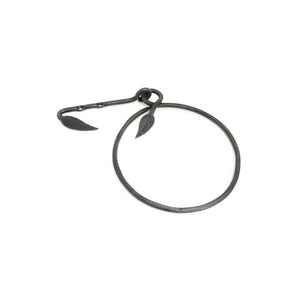 The Home Hand Forged Iron Hardware Iron Towel Hanger Round HC-350