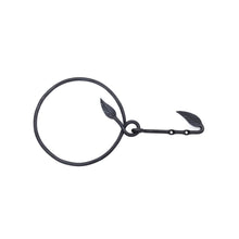 Load image into Gallery viewer, The Home Hand Forged Iron Hardware Iron Towel Hanger Round HC-350
