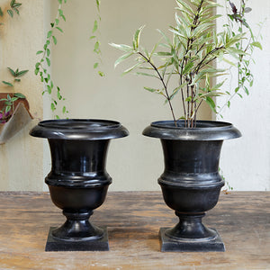 The Home Flower Vase Planter Black Small CB1406-B