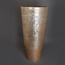 Load image into Gallery viewer, The home Tall Conical Planter Hammered Gold GD1032-A

