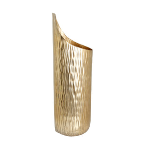 The home Small Wall Vase Hammered Planter Gold GD970-C